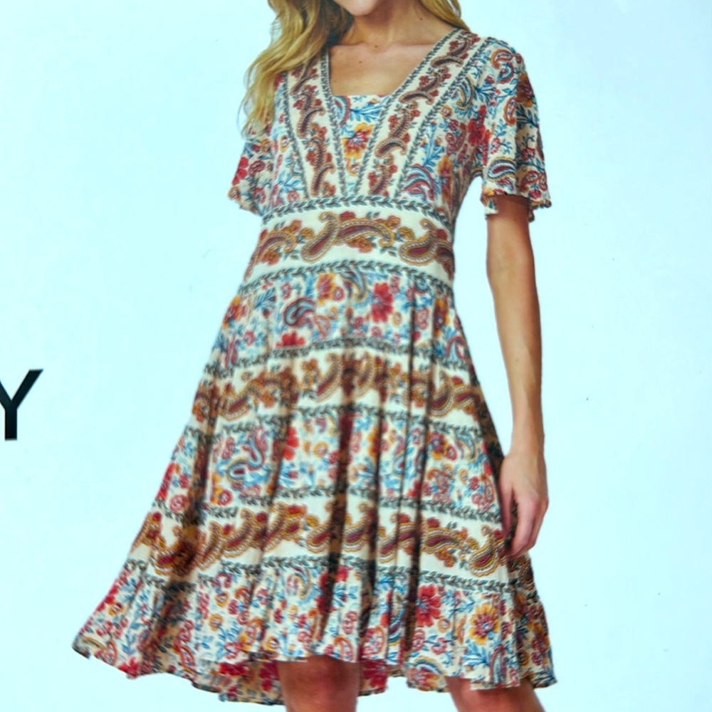 Bila floral Paisley dress.